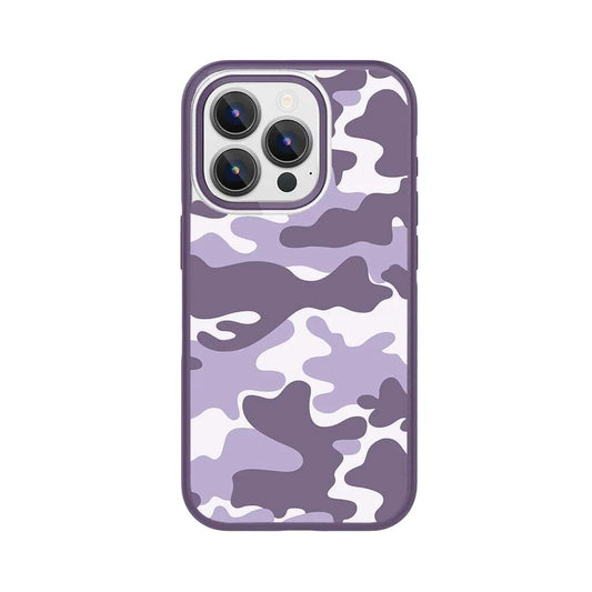 iPhone 15 Pro Case With MagSafe - Purple Camo