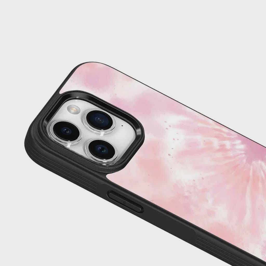 iPhone 15 Pro Case With MagSafe - Pink Tie Dye