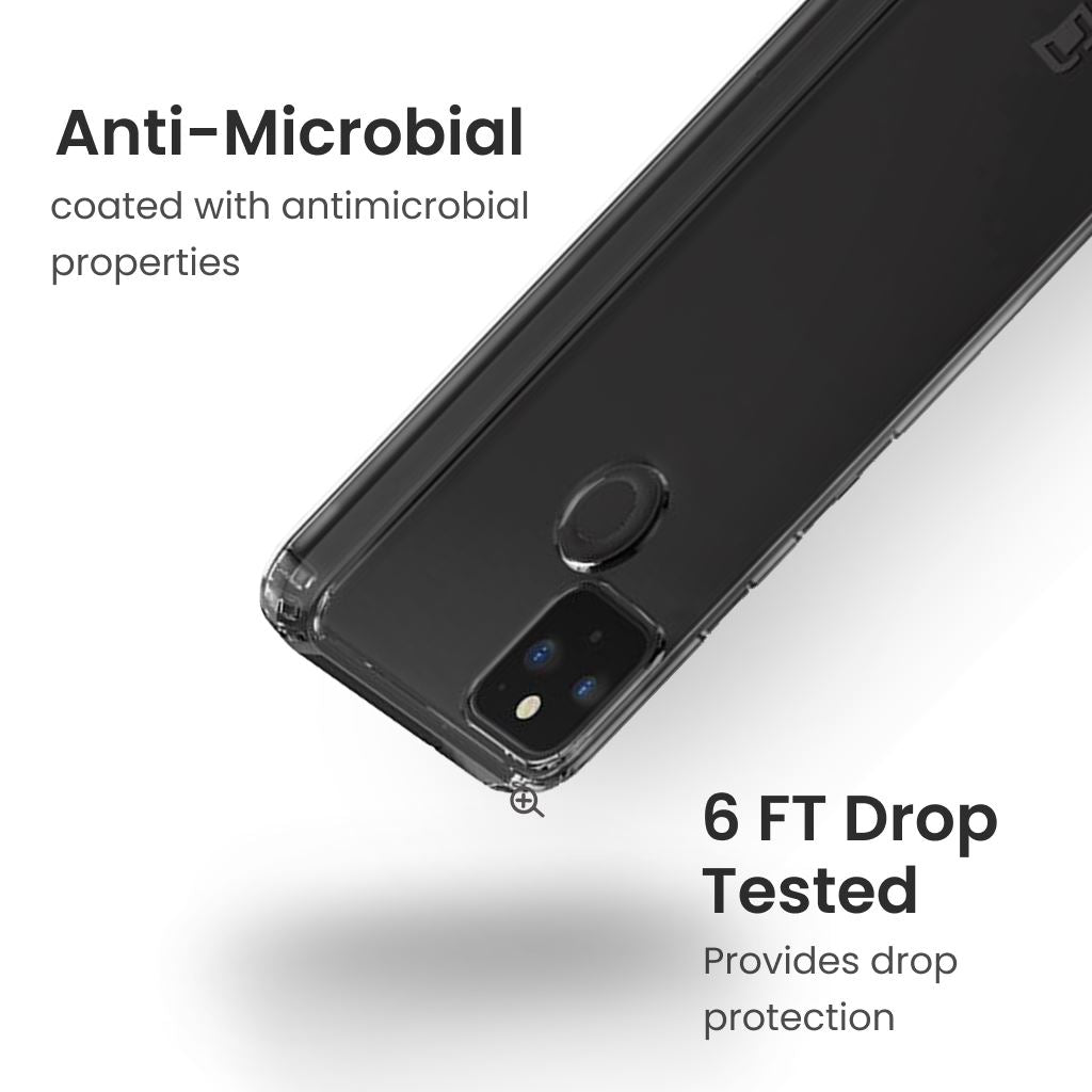 Antimicrobial Google Pixel 4 Clear Case