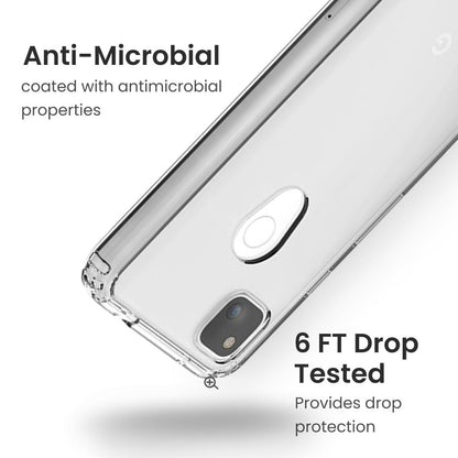 Antimicrobial Google Pixel 4a Clear Case