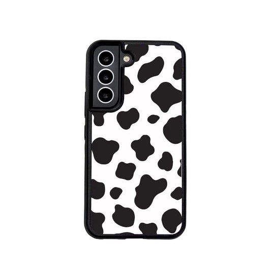Black Cow Print Samsung Galaxy S22 Plus Case