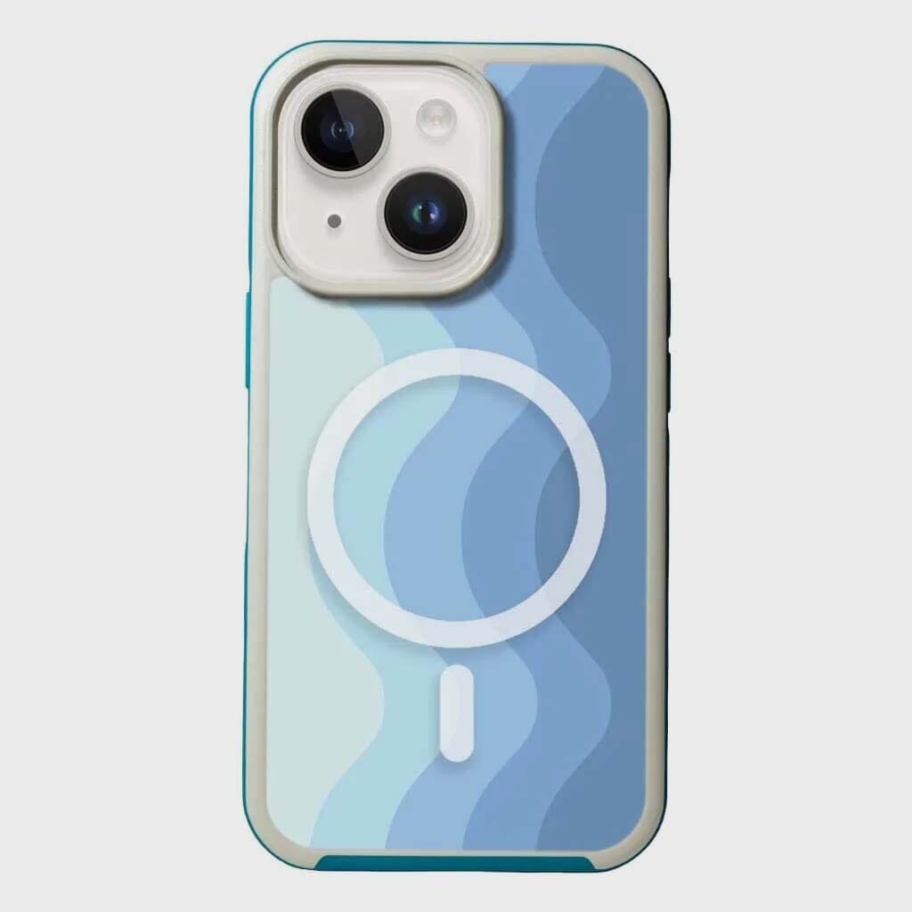 MagSafe iPhone 14 Blue Wave Case