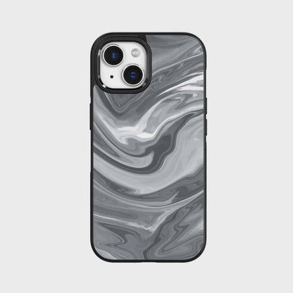 iPhone 16e Case With MagSafe - Black Swirl