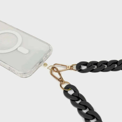 Black Crossbody Phone Chain