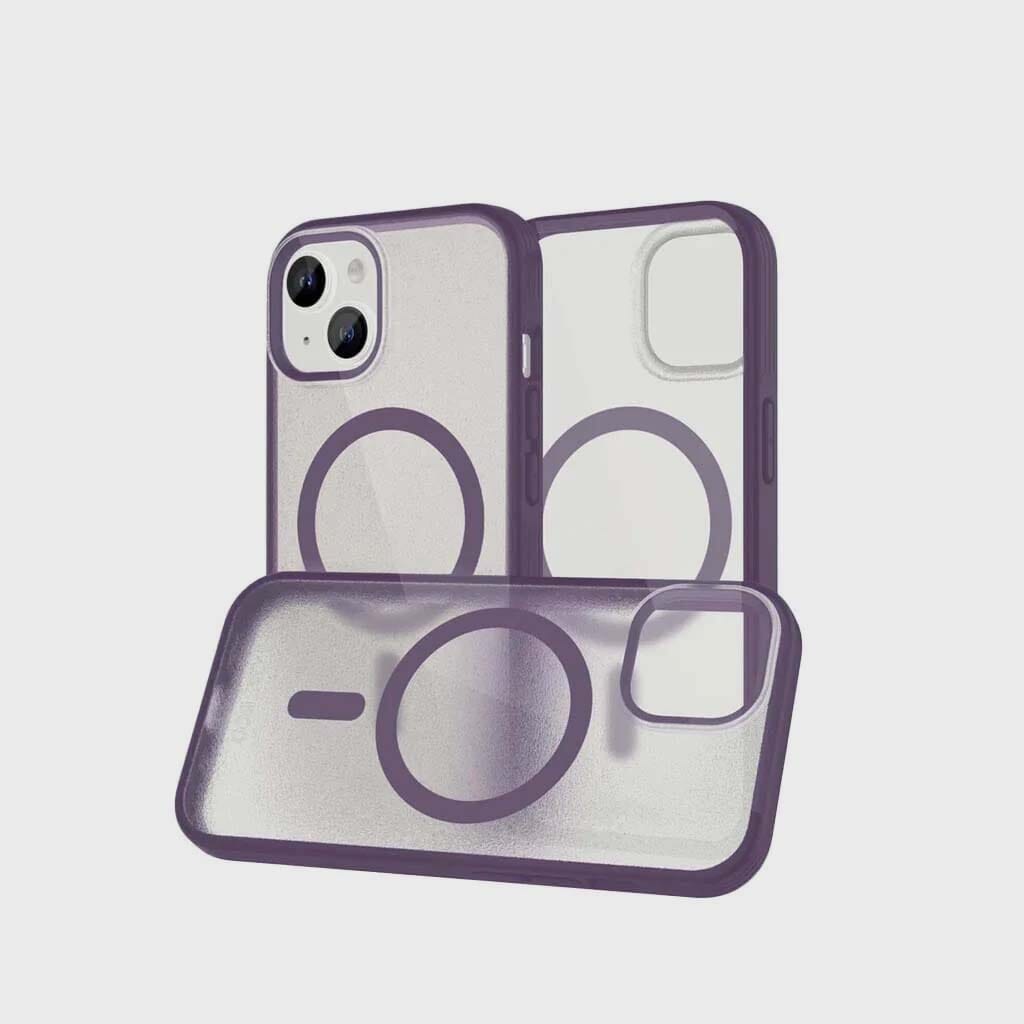 iPhone 15 Frosted Clear Case with MagSafe