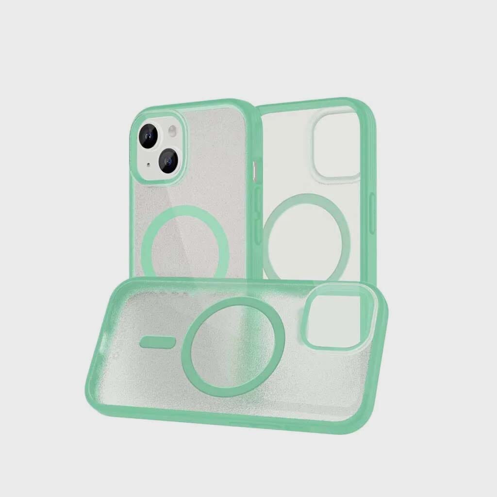 iPhone 15 Frosted Clear Case with MagSafe