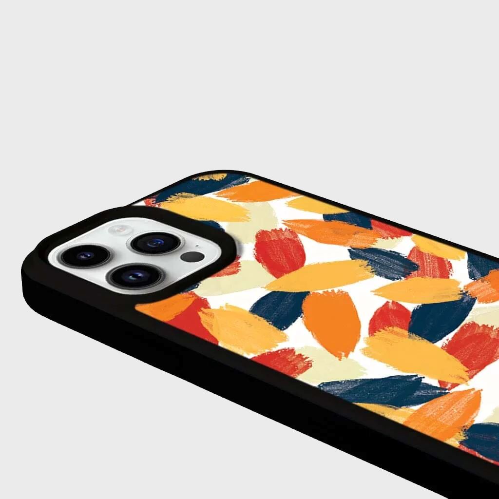 MagSafe iPhone 14 Pro Max Orange Abstract Case