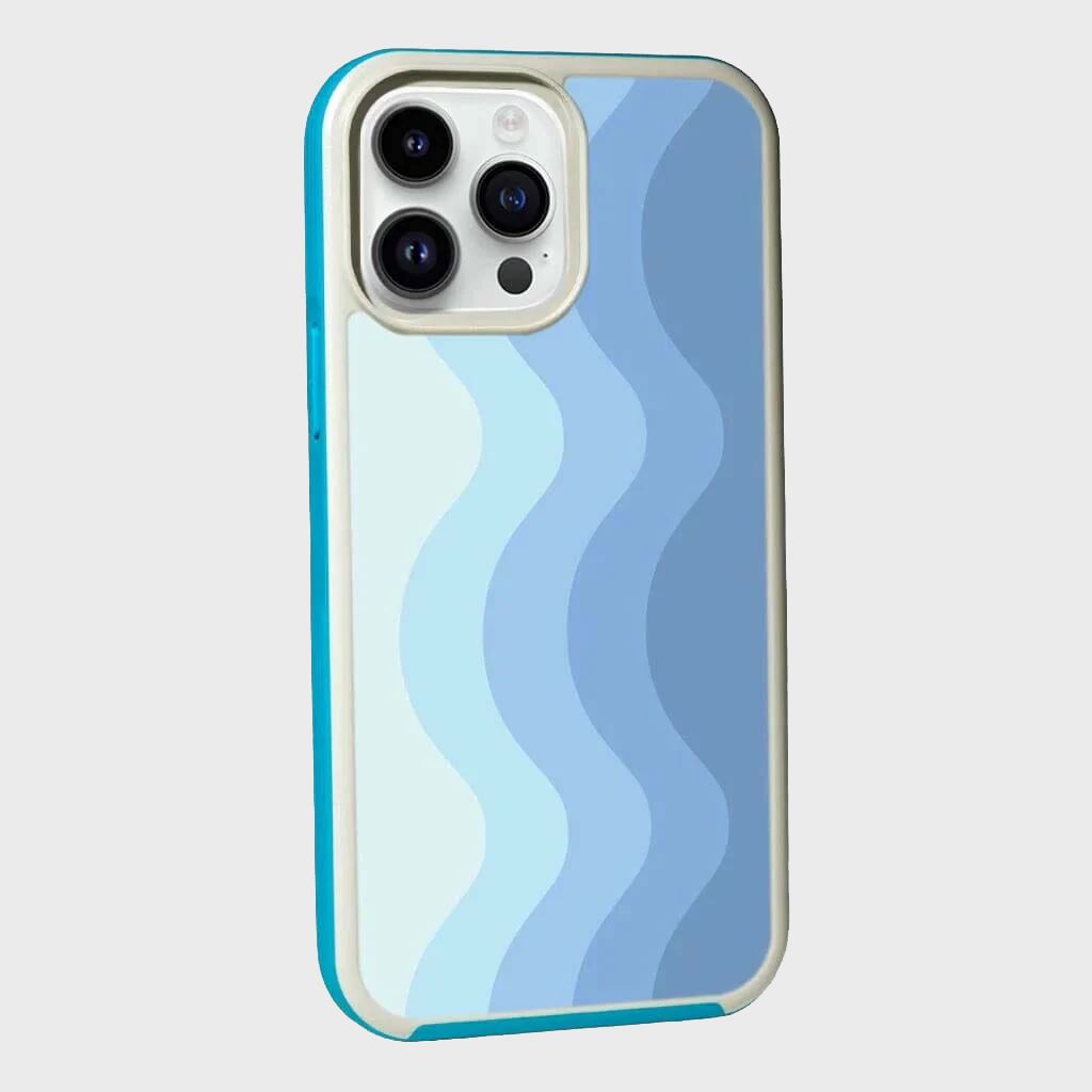 MagSafe iPhone 14 Pro Blue Wave Case