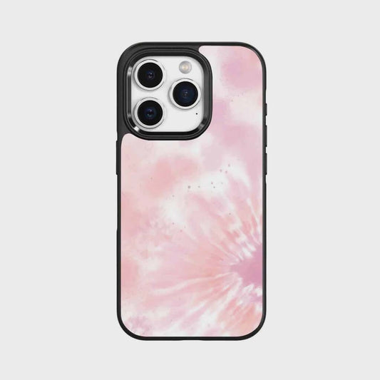 iPhone 15 Pro Case With MagSafe - Pink Tie Dye