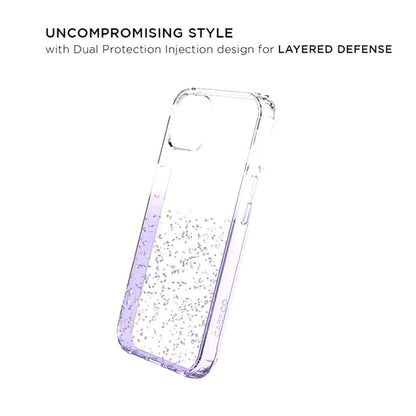 iPhone 13 Mini Clear Case - Sparkle Glitter Design