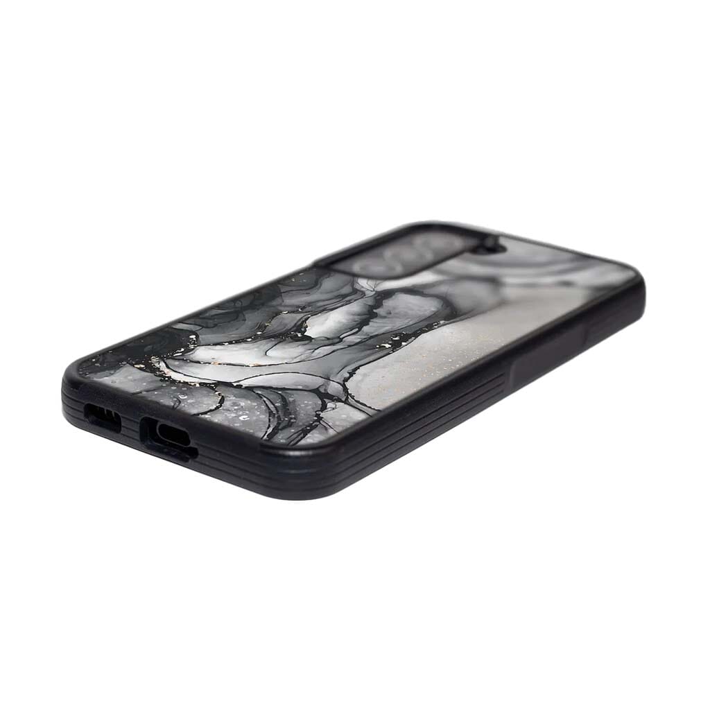 Black Samsung Galaxy S22 Plus Marble Case