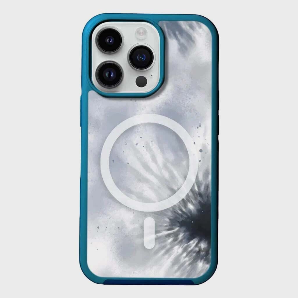 MagSafe iPhone 13 Pro Blue Tie Dye Case