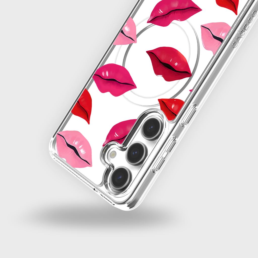 Samsung Galaxy S24 Lips Design Clear Case