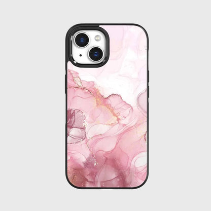 iPhone 15 Plus Case With MagSafe - Pink Marble