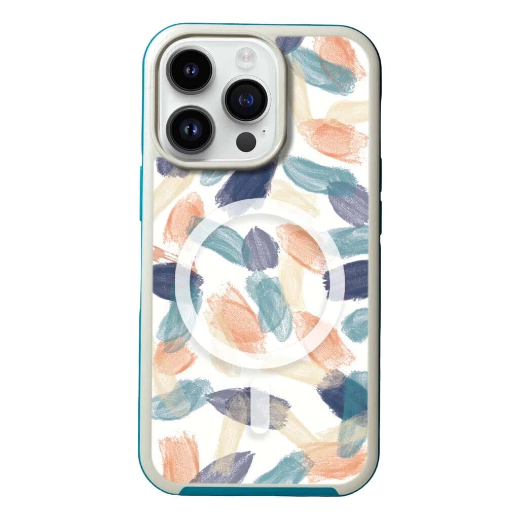 MagSafe iPhone 14 Pro Pastel Abstract Case