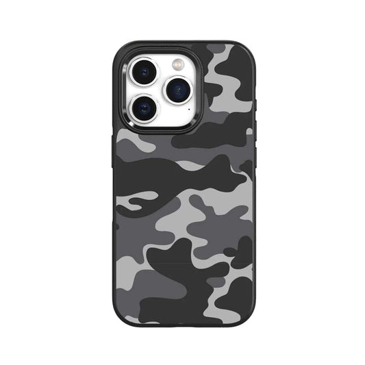 iPhone 15 Pro Max Case With MagSafe - Black Camo