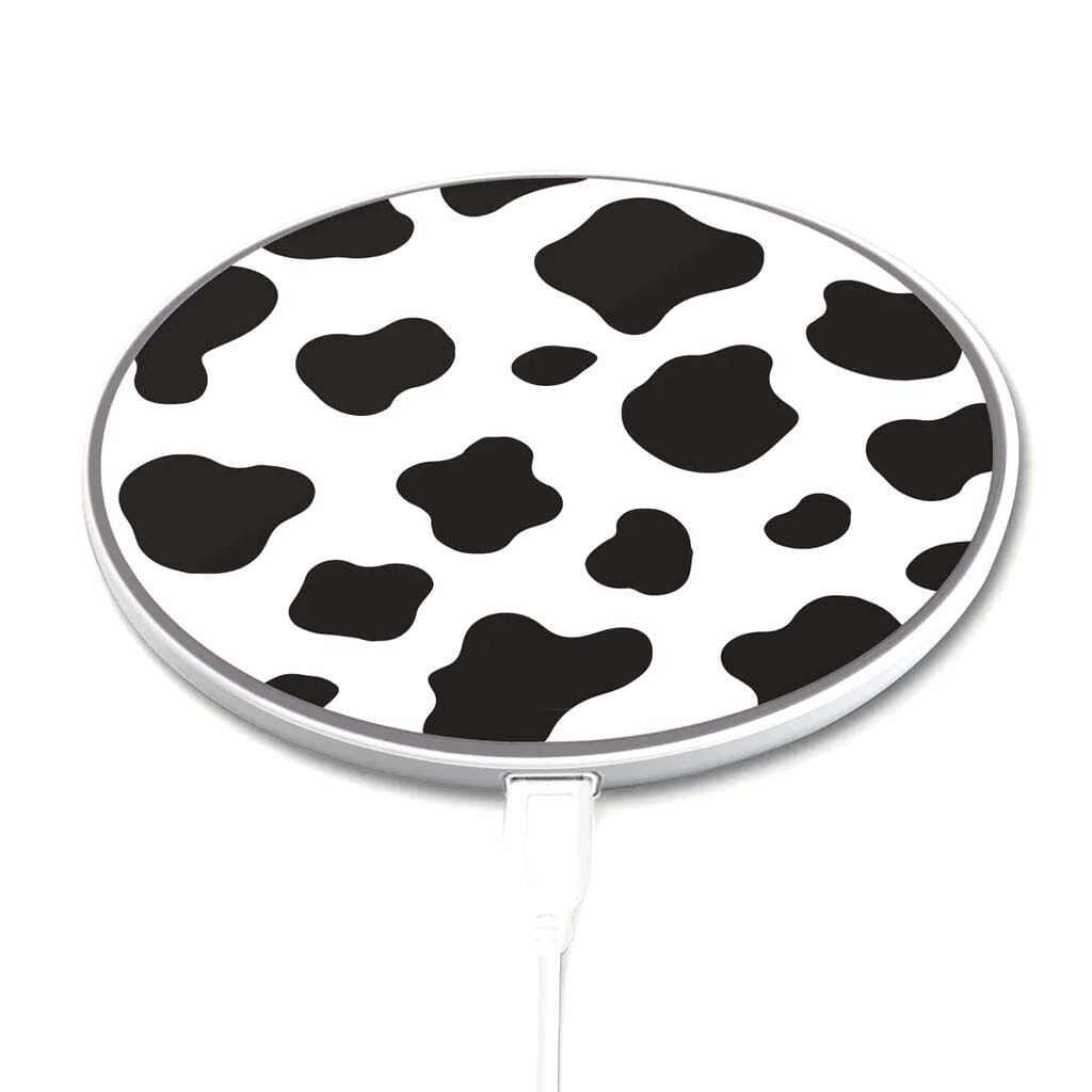Black Cow Pattern - Wireless Charging Pad