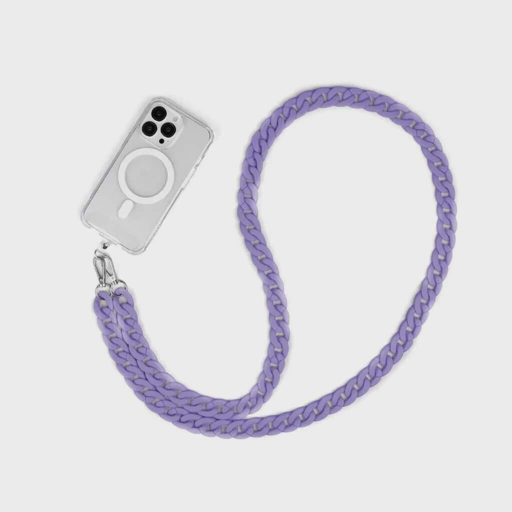 Purple Crossbody Phone Chain