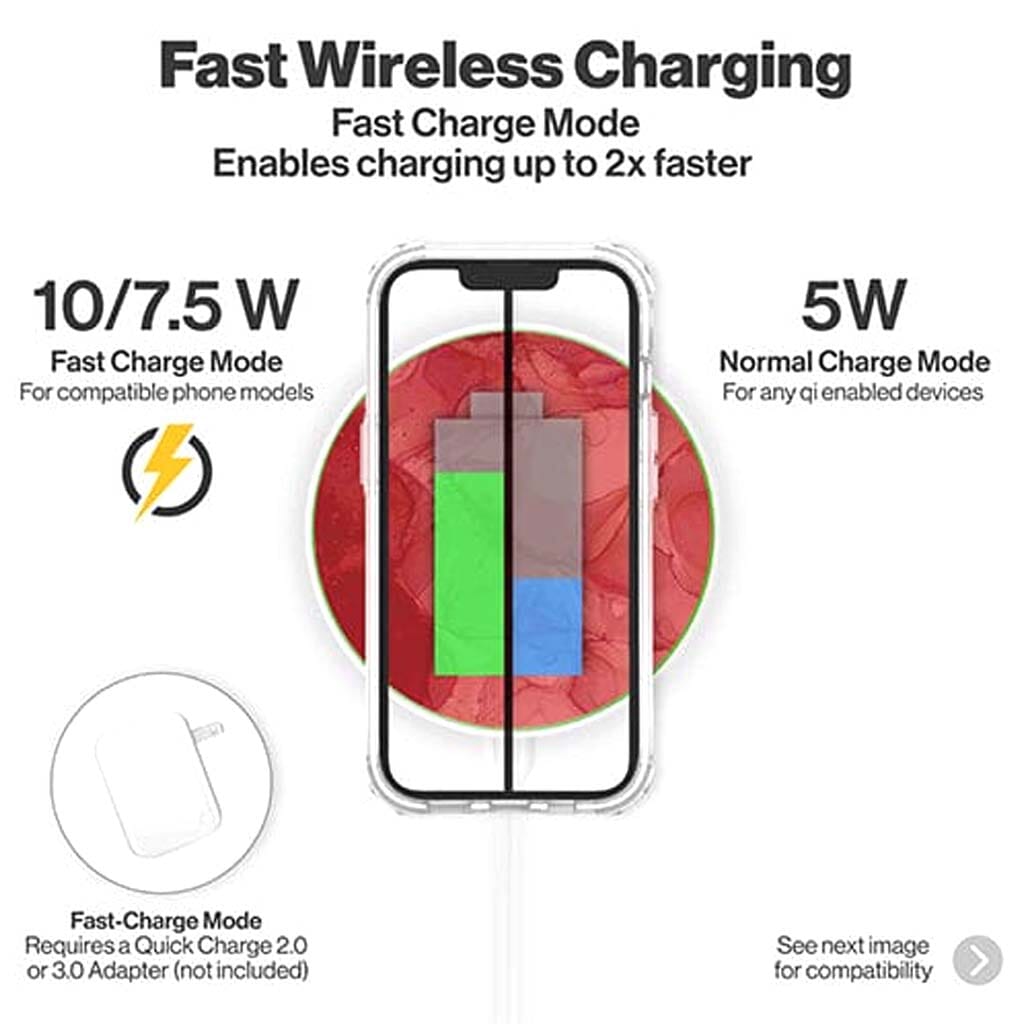 Red Marble - Wireless Charging Pad