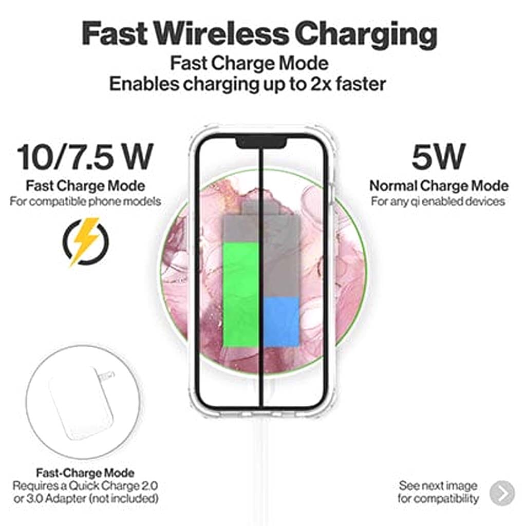 Pink Marble - Wireless Charging Pad