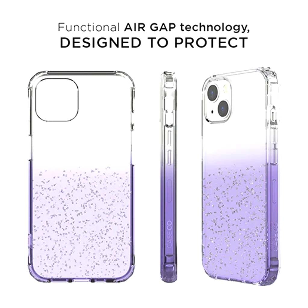 iPhone 13 Mini Clear Case - Sparkle Glitter Design