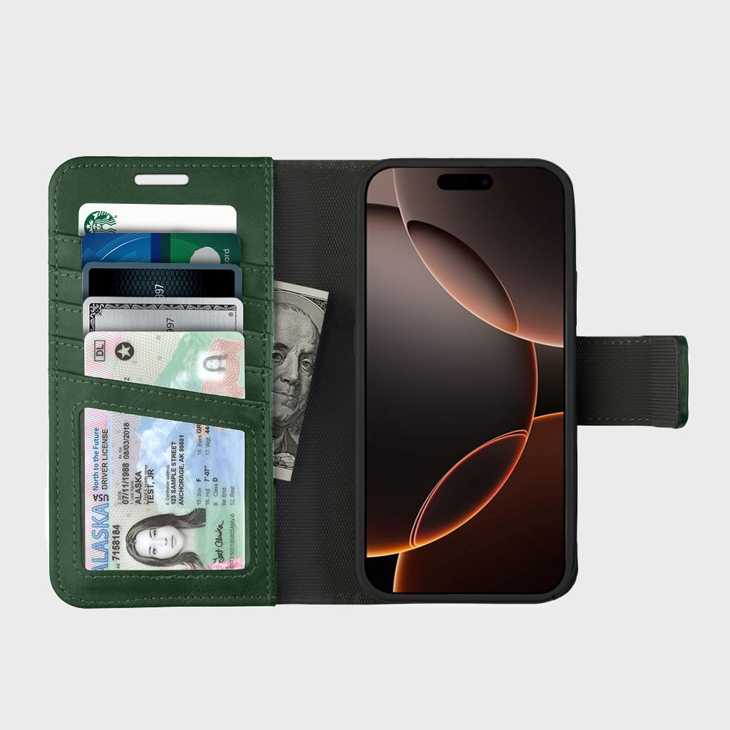 iPhone 15 Pro Max Wallet Case with MagSafe – 5th Ave Vegan Leather