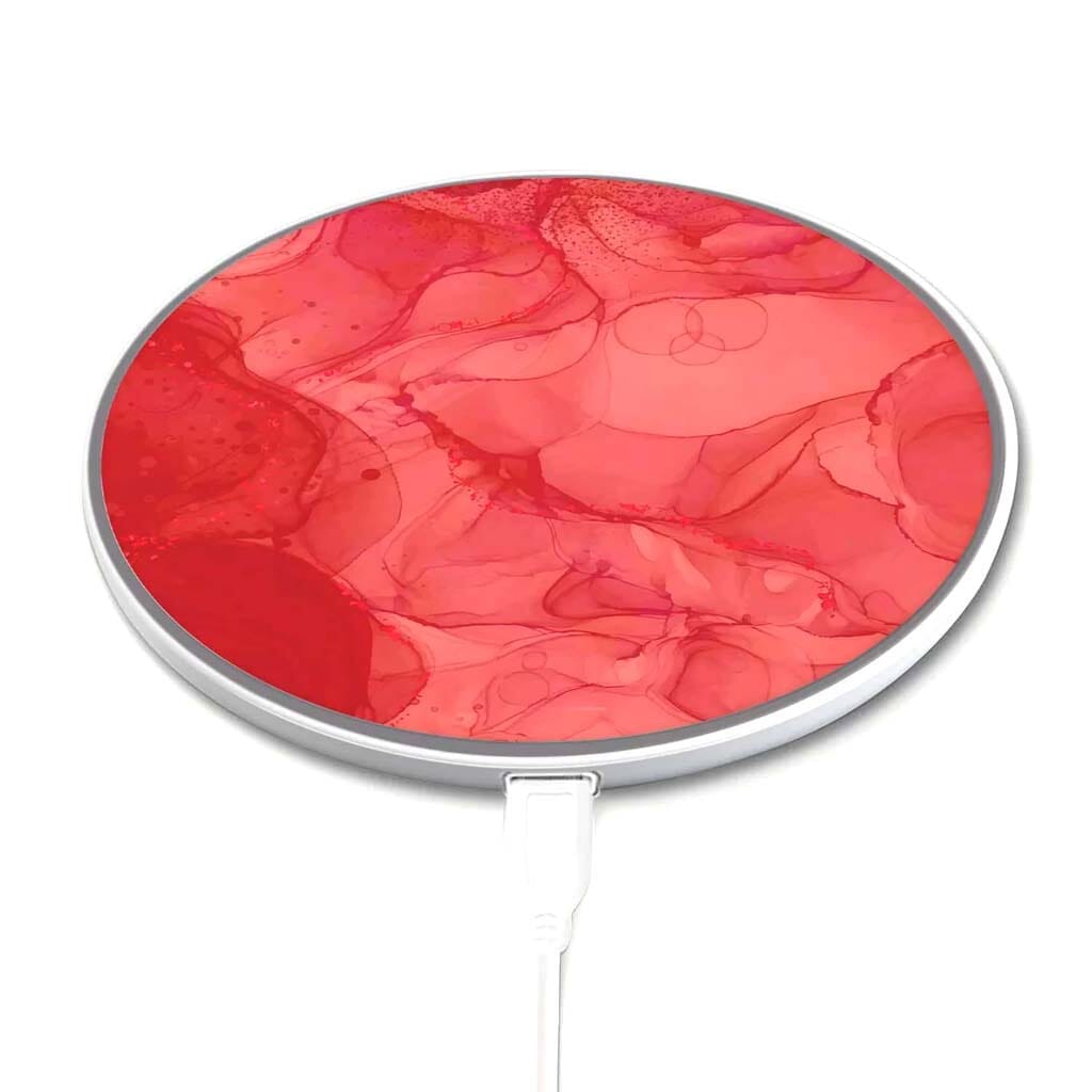 Red Marble - Wireless Charging Pad