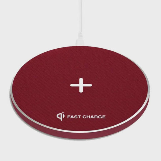 Wireless Charging Pad - Stealth, Aluminum Red