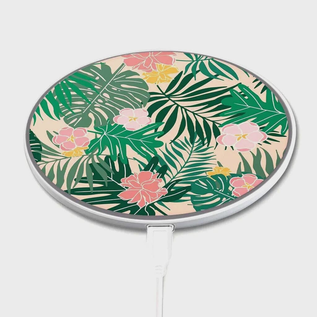 Wild Flower Design - Wireless Charging Pad