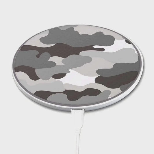 Grey Camo - Wireless Charging Pad