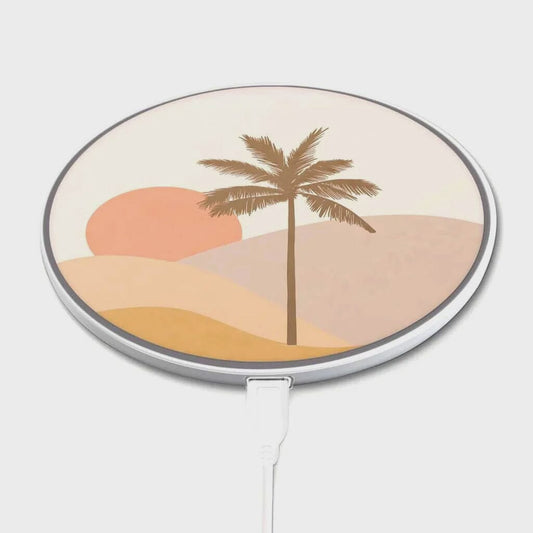 Orange Leaf Design - Wireless Charging Pad