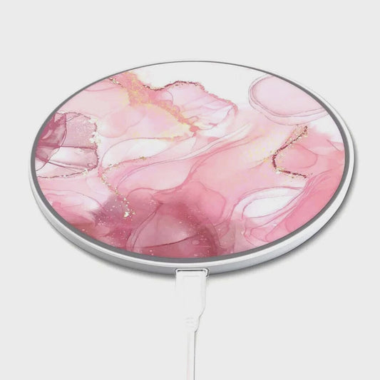 Pink Marble - Wireless Charging Pad