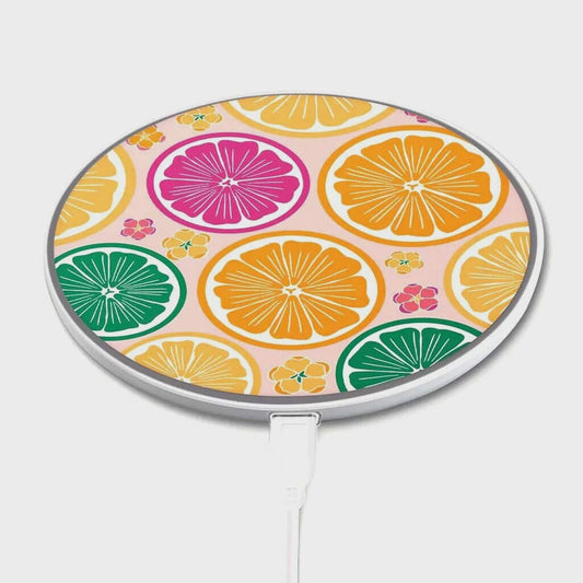 Citrus Fruit Pattern - Wireless Charging Pad