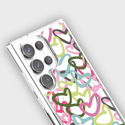 Samsung Galaxy S25 Ultra Clear Case - Graffiti Design