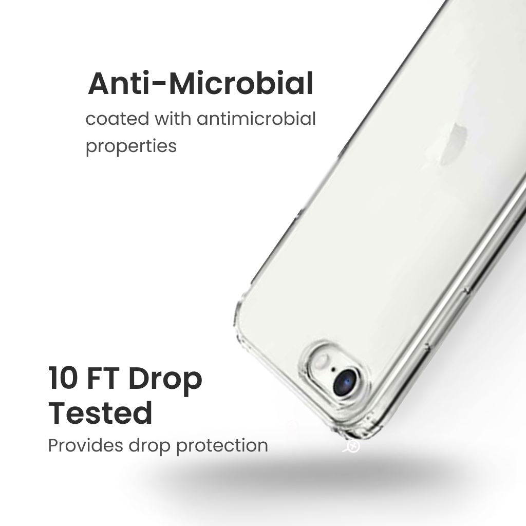 Antimicrobial iPhone SE Clear Case
