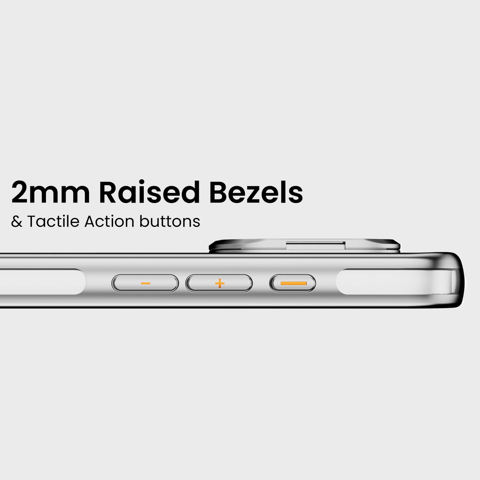 iPhone 16 Anti Yellow Clear Case with Camera Kickstand