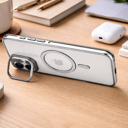 iPhone 16 Anti Yellow Clear Case with Camera Kickstand