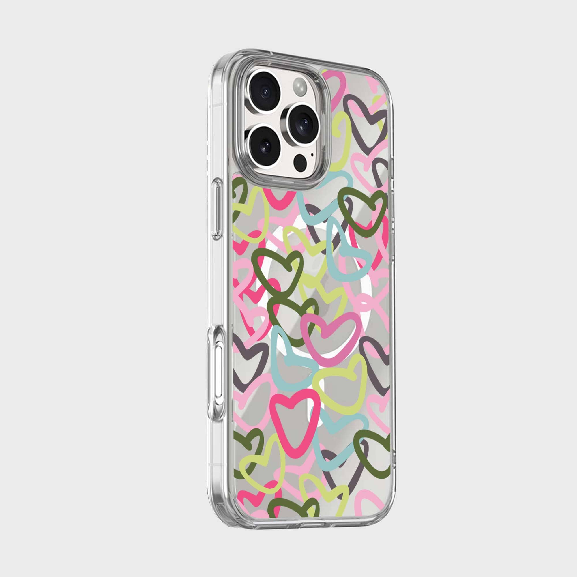 iPhone 16 Pro Max Clear Case - Graffiti Design