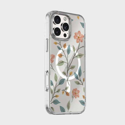 MagSafe iPhone 16 Pro Max Easter Floral Clear Case
