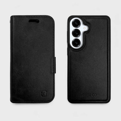 Samsung Galaxy S26 Leather Wallet Case With MagSafe | RFID Blocking + 5 Card Slots