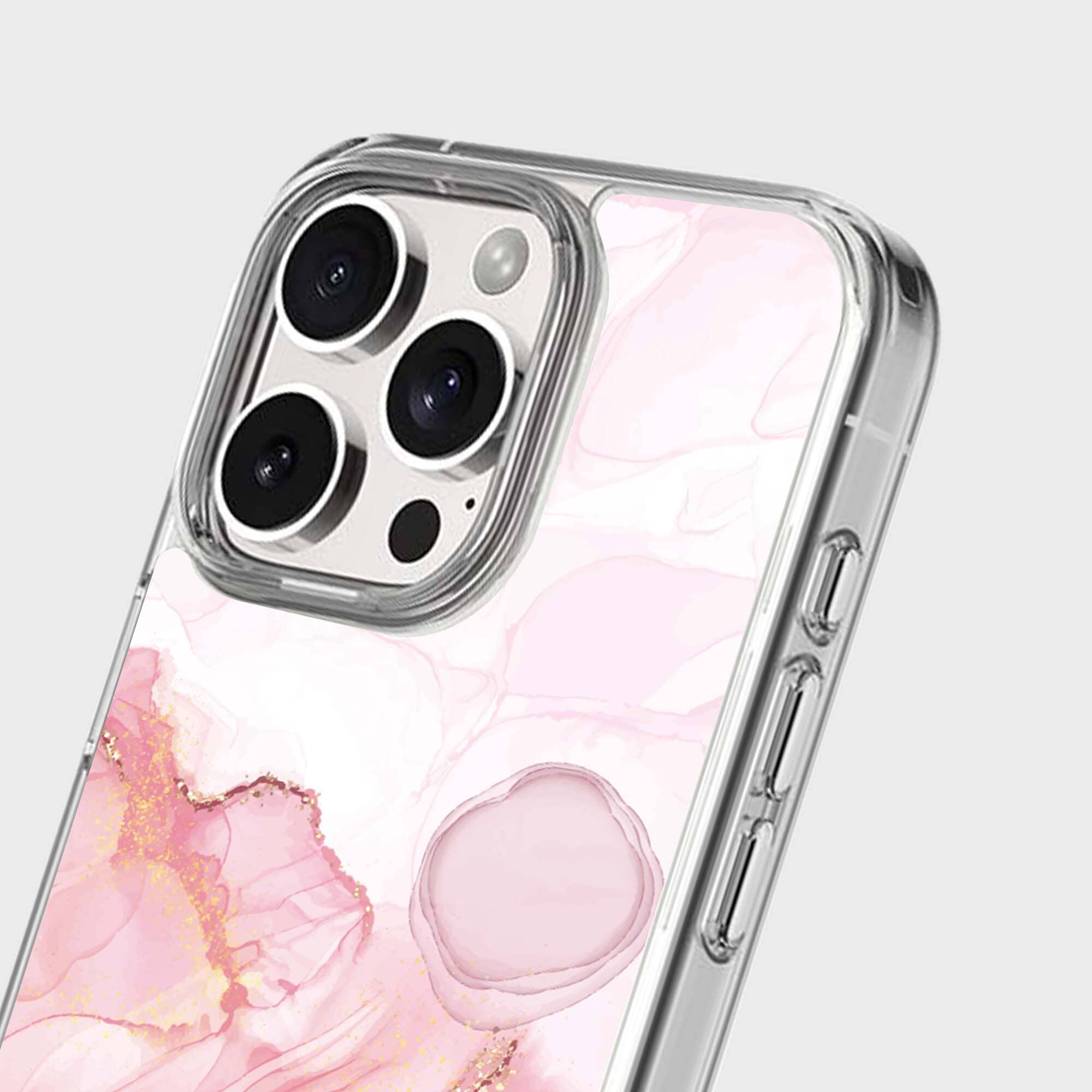 iPhone 16 Pro Max Case With MagSafe - Pink Marble