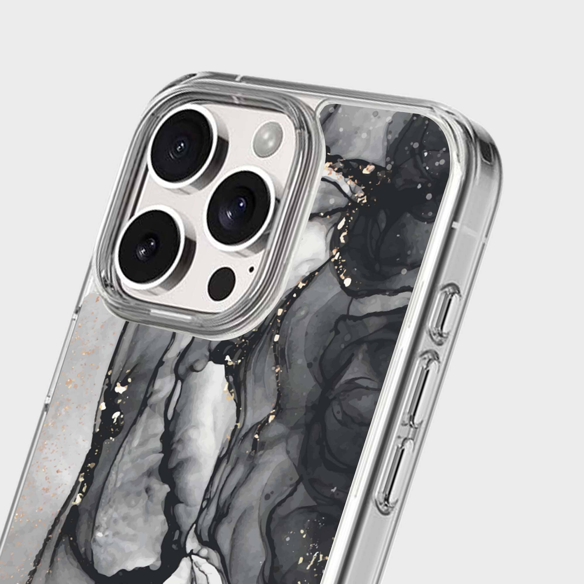 iPhone 16 Pro Max Case With MagSafe - Black Marble