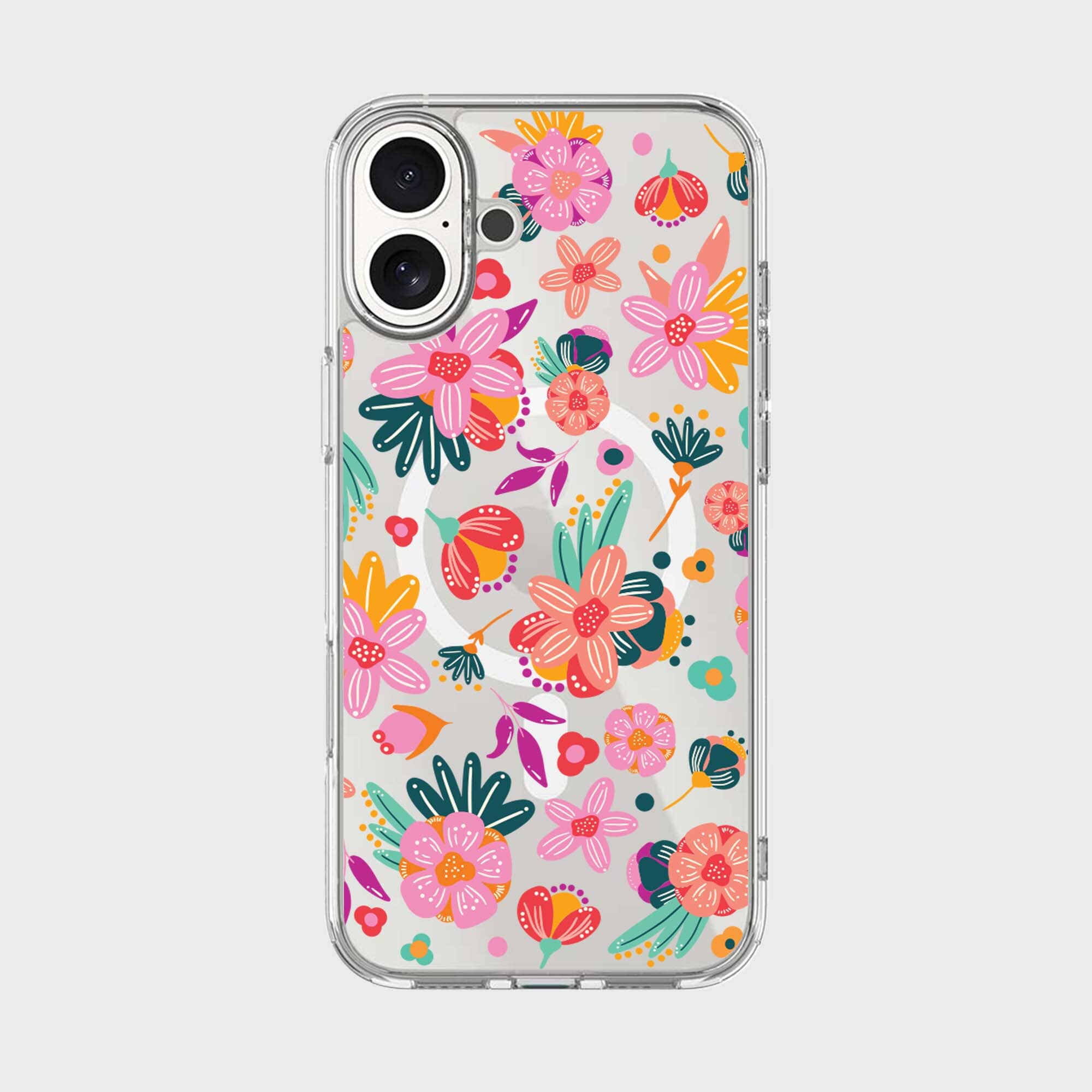 iPhone 16 Case With MagSafe - Spring Flower