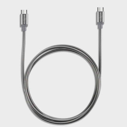 Pet Proof Metal Braided Type-C to Type-C Cable - 2 Meter