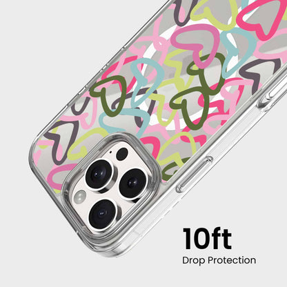 iPhone 16 Pro Max Clear Case - Graffiti Design