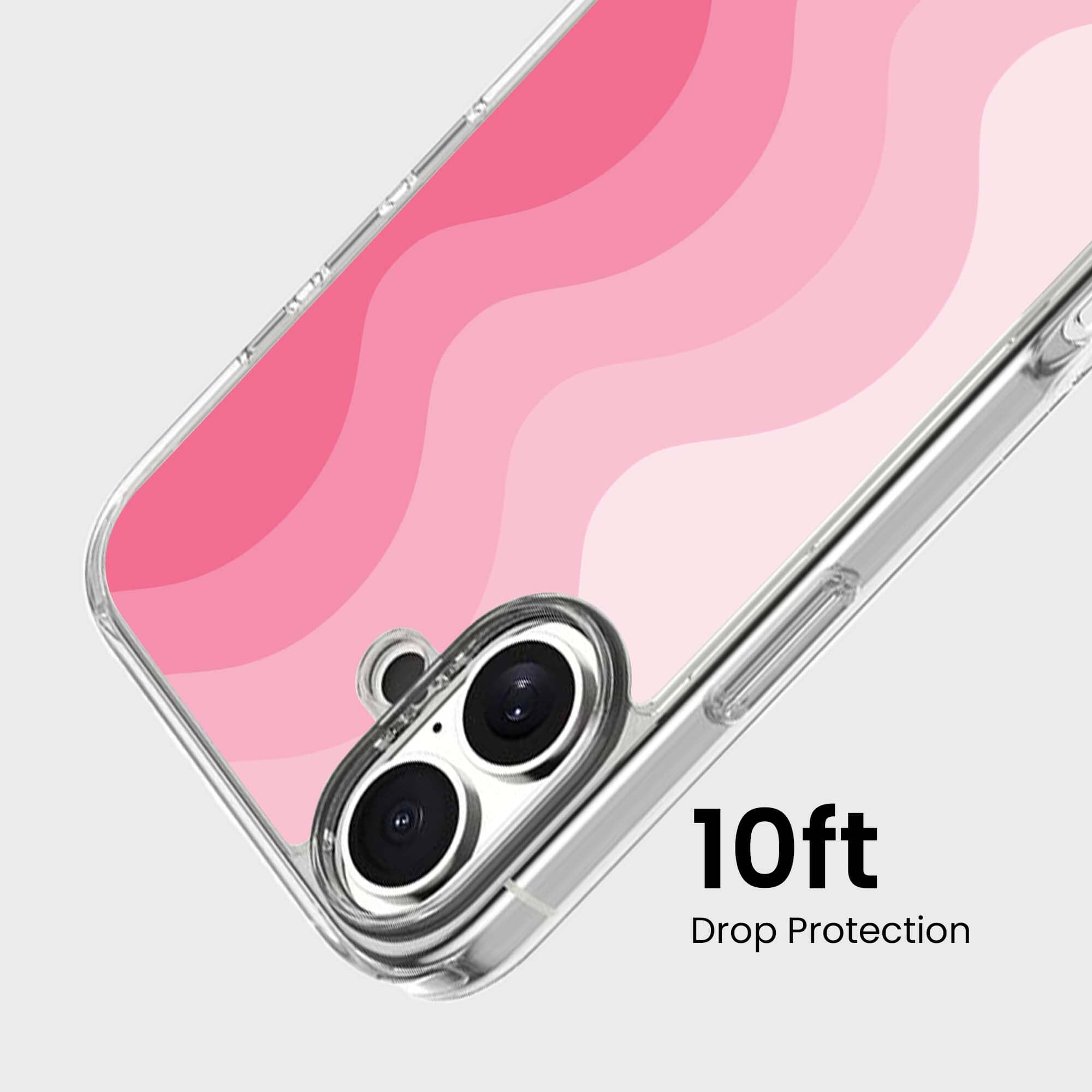 MagSafe iPhone 16 Pink Wave Case