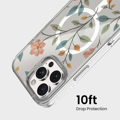 MagSafe iPhone 16 Pro Max Easter Floral Clear Case