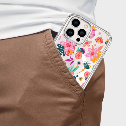 iPhone 16 Pro Case With MagSafe - Spring Flower