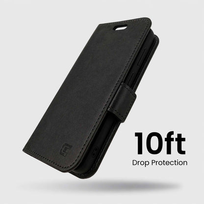 Samsung Galaxy S26 Leather Wallet Case With MagSafe | RFID Blocking + 5 Card Slots