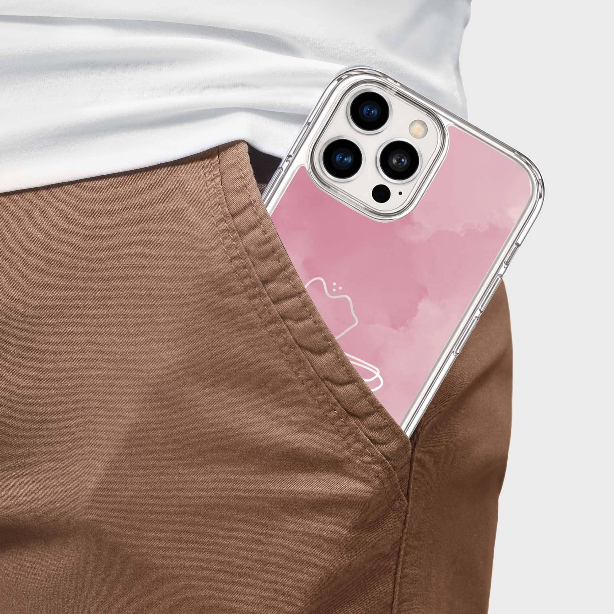 iPhone 16 Pro Case With MagSafe - Pink Flower